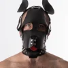 Bruthal Gear Masque Chien Cuir -Vestiaire Fetish Soldes masque chien cuir