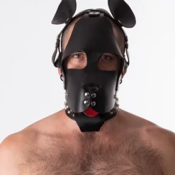 Bruthal Gear Masque Chien Cuir -Vestiaire Fetish Soldes masque chien cuir 2