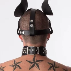 Bruthal Gear Masque Chien Cuir -Vestiaire Fetish Soldes masque chien cuir 4