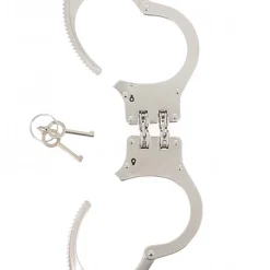 Autres Menottes, Double Charnière Métal -Vestiaire Fetish Soldes menottes double charniere metal 7