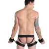 Menottes En Cuir Cuisses - Strict Leather -Vestiaire Fetish Soldes menottes en cuir cuisses strict leather
