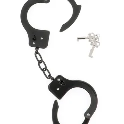 Autres Menottes Métal Noir -Vestiaire Fetish Soldes menottes metal noir 6