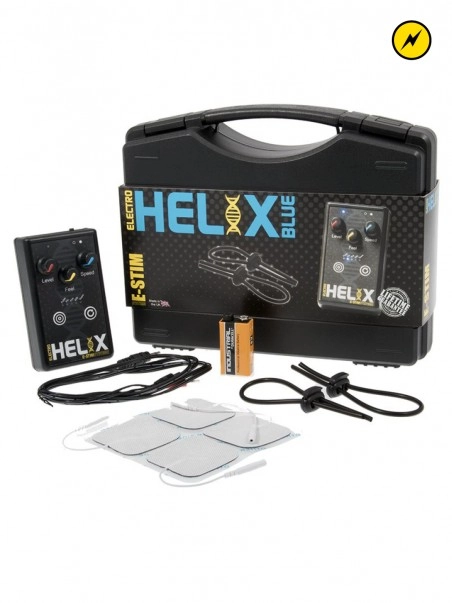 E-Stim Systems Pack électro Cockplay Helix Blue 3 E-Stim Systems Pack électro Cockplay Helix Blue