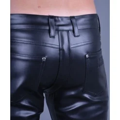 Mr. Riegillio Pantalon Slim Simili-cuir Invisible Thru 10 Mr. Riegillio Pantalon Slim Simili-cuir Invisible Thru -Vestiaire Fetish Soldes pantalon slim simili cuir invisible thru 3