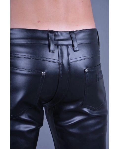 Mr. Riegillio Pantalon Slim Simili-cuir Invisible Thru 6 Mr. Riegillio Pantalon Slim Simili-cuir Invisible Thru – Image 4