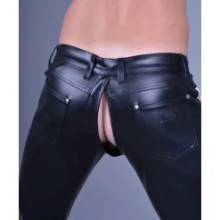 Mr. Riegillio Pantalon Slim Simili-cuir Invisible Thru 11 Mr. Riegillio Pantalon Slim Simili-cuir Invisible Thru -Vestiaire Fetish Soldes pantalon slim simili cuir invisible thru 4