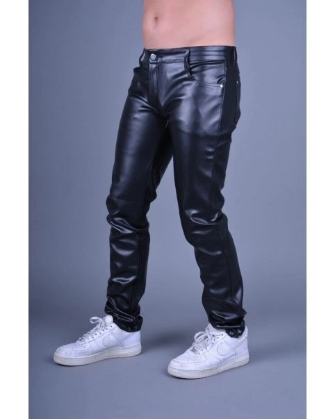 Mr. Riegillio Pantalon Slim Simili-cuir Invisible Thru 3 Mr. Riegillio Pantalon Slim Simili-cuir Invisible Thru