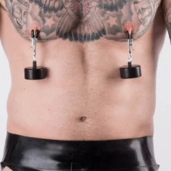 Rimba Pinces à Seins Croco Et Poids 200G 7 Rimba Pinces à Seins Croco Et Poids 200G -Vestiaire Fetish Soldes pinces a seins croco et poids 200g 2