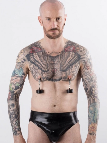 Rimba Pinces à Seins Croco Et Poids 200G 3 Rimba Pinces à Seins Croco Et Poids 200G