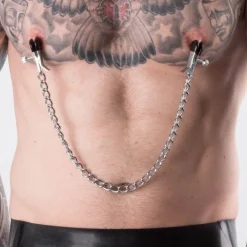 Rimba Pinces à Seins Croco Plates Réglables -Vestiaire Fetish Soldes pinces a seins croco plates reglables 3