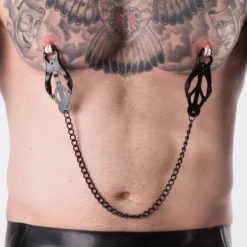 Autres Pinces à Seins Japonaises Noires -Vestiaire Fetish Soldes pinces a seins japonaises noires 3