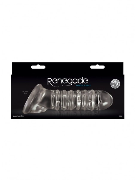 RENEGADE Gaine Extenseur De Pénis Côtelée Ribbed Sleeve 4 RENEGADE Gaine Extenseur De Pénis Côtelée Ribbed Sleeve – Image 2