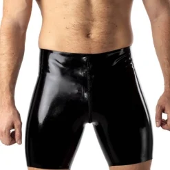 RoB Latex Et Néoprène Short Fullzip Latex -Vestiaire Fetish Soldes short fullzip latex 1