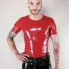 T-shirt Rouge En Latex - Latex 101 1 T-shirt Rouge En Latex - Latex 101 -Vestiaire Fetish Soldes t shirt rouge en latex latex 101