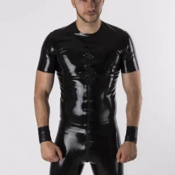RoB Latex Et Néoprène T-Shirt Zip Latex